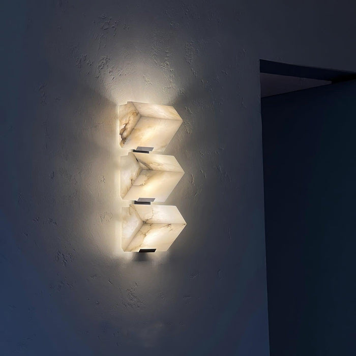 Alabaster Staircase Wall Lamp.