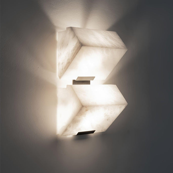 Alabaster Staircase Wall Lamp.