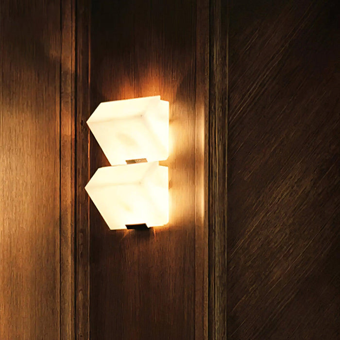 Alabaster Staircase Wall Lamp.