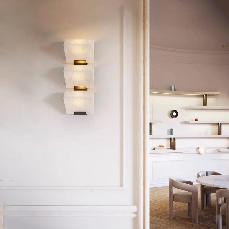 Alabaster Staircase Wall Lamp-DWHOME