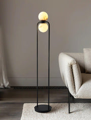 Alabaster Tribeca Floor Lamp-DWHOME