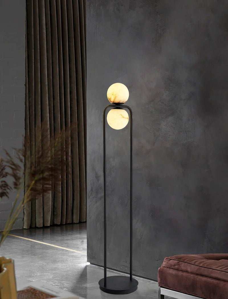 Alabaster Tribeca Floor Lamp-DWHOME