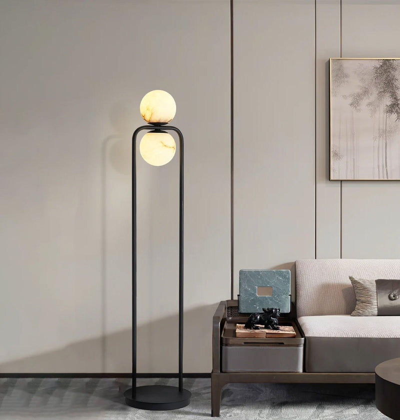 Alabaster Tribeca Floor Lamp-DWHOME