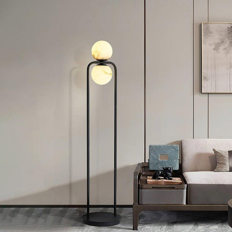 Alabaster Tribeca Floor Lamp-DWHOME