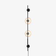 Alabaster Vertical Plug-in Wall Sconce-DWHOME