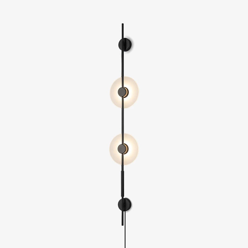 Alabaster Vertical Plug-in Wall Sconce-DWHOME