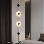 Alabaster Vertical Plug-in Wall Sconce-DWHOME