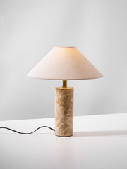 Alba Stone Table Lamp-DWHOME