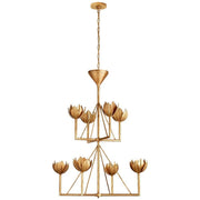 Alberto Lotus Bloom Chandelier-DWHOME
