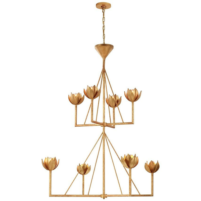 Alberto Lotus Bloom Chandelier-DWHOME