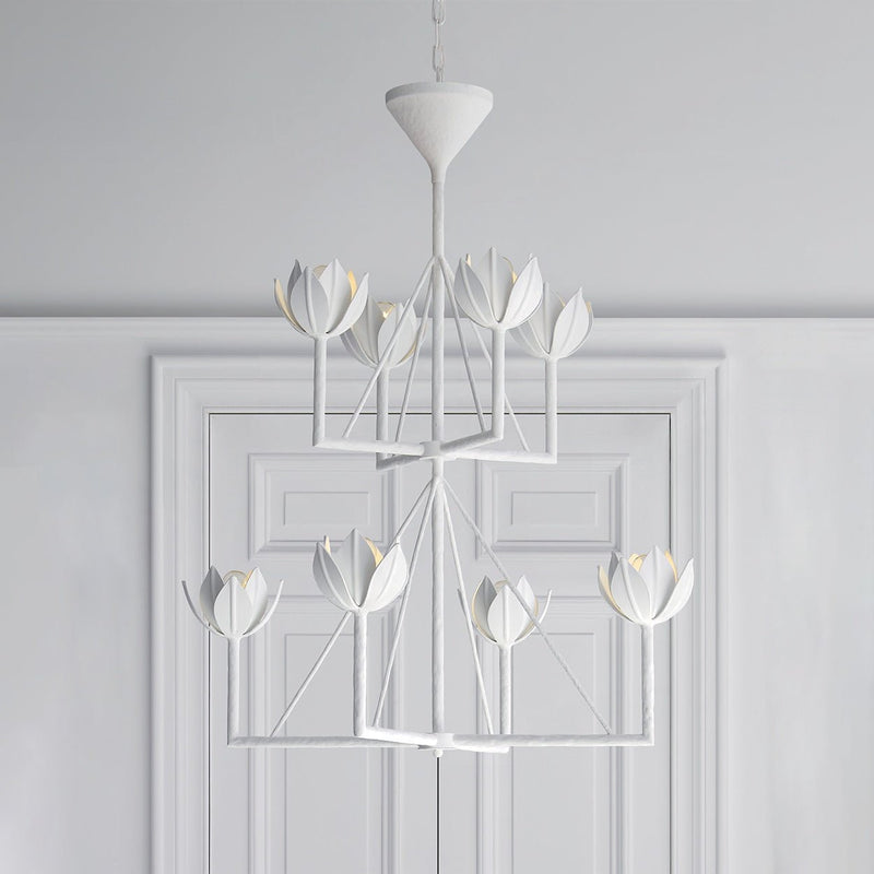 Alberto Lotus Bloom Chandelier-DWHOME