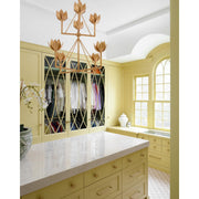 Alberto Lotus Bloom Chandelier-DWHOME