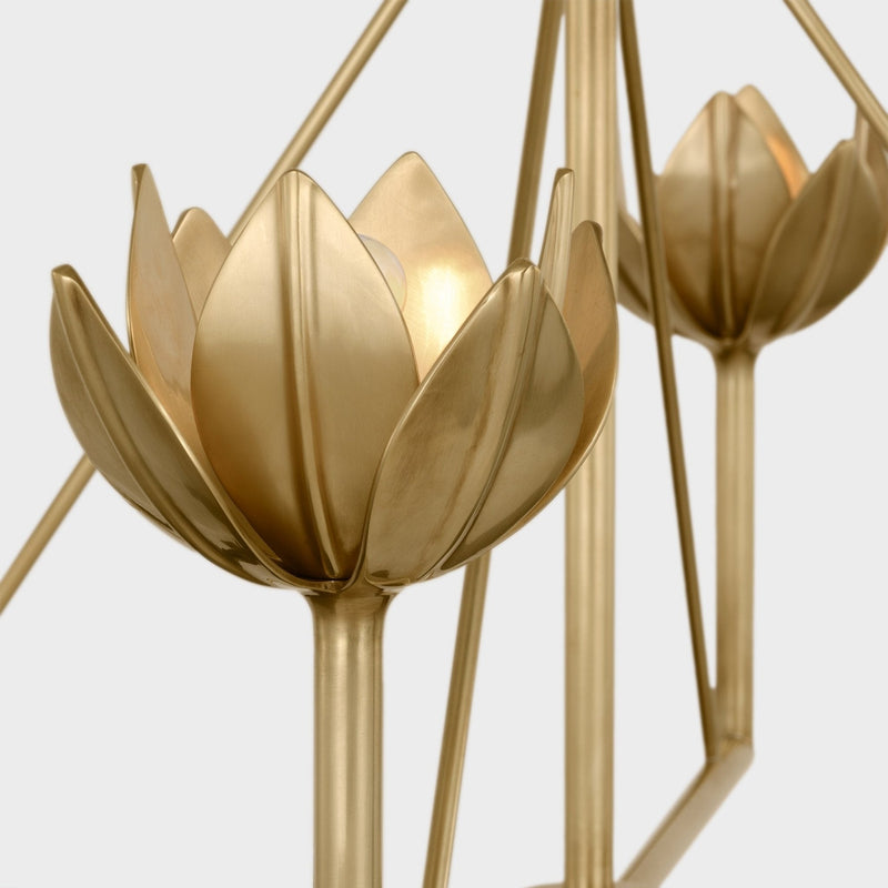 Alberto Lotus Bloom Chandelier-DWHOME