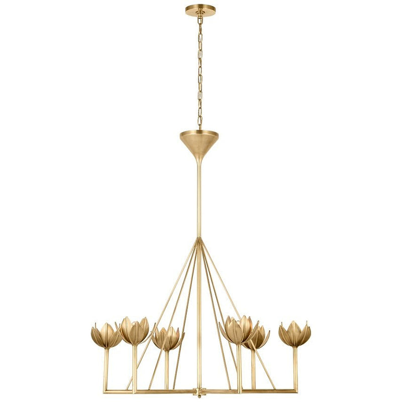 Alberto Lotus Bloom Chandelier-DWHOME