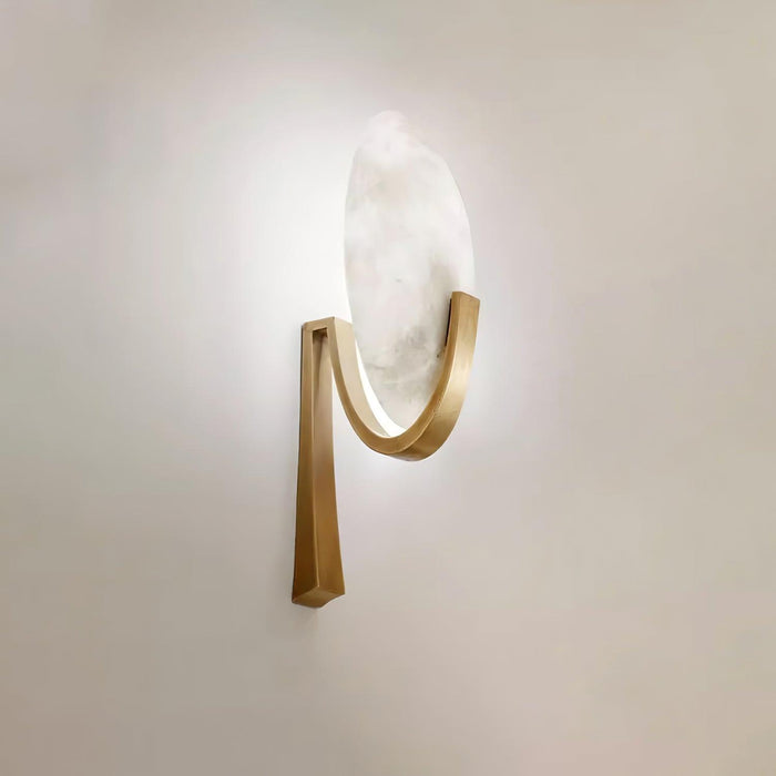 Alice Alabaster Plug-in Wall Lamp - DWHOME