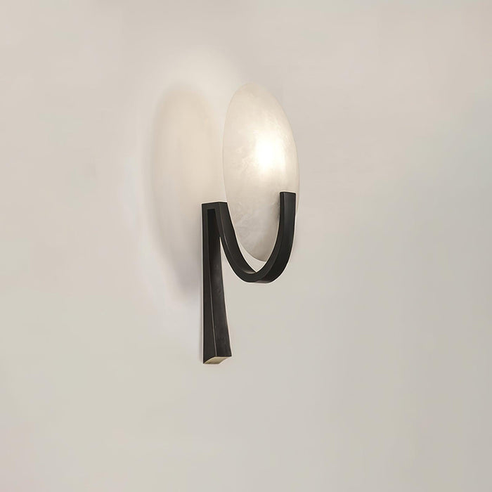 Alice Alabaster Plug-in Wall Lamp - DWHOME