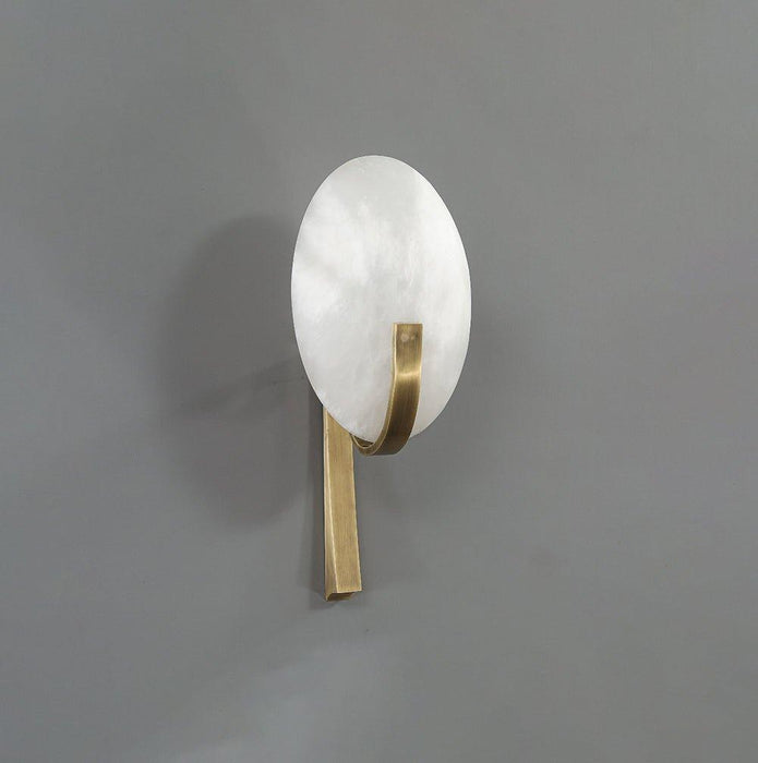 Alice Alabaster Plug-in Wall Lamp - DWHOME