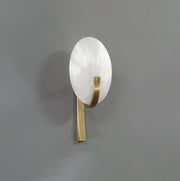 Alice Alabaster Plug-in Wall Lamp-DWHOME