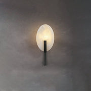 Alice Alabaster Plug-in Wall Lamp-DWHOME