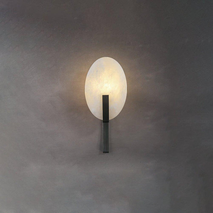 Alice Alabaster Plug-in Wall Lamp - DWHOME