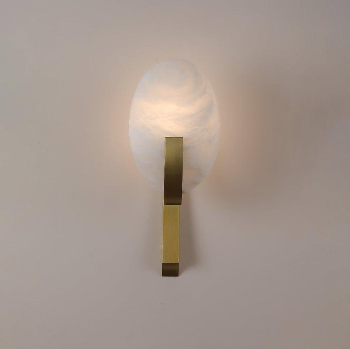 Alice Alabaster Plug-in Wall Lamp - DWHOME