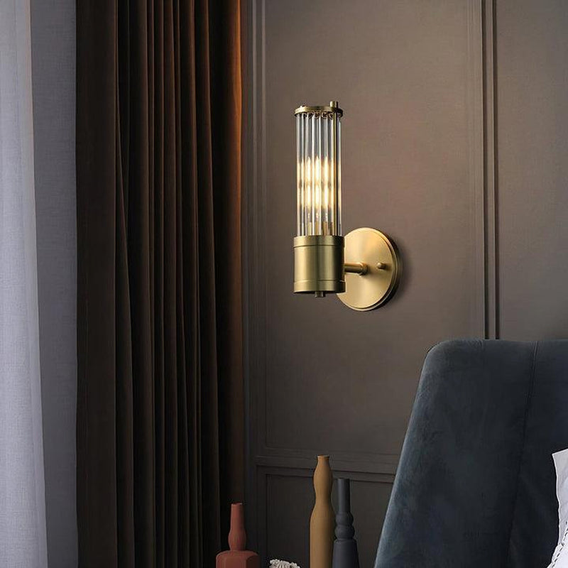 Allen Brass Wall Lamp-DWHOME