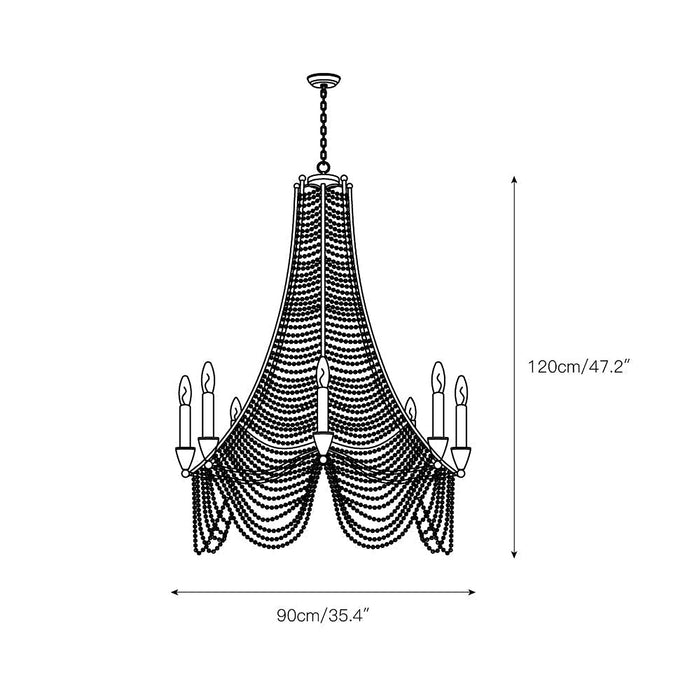 Allenglade Crystal Chandelier-DWHOME