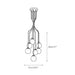 Alliyana Ball Drop Chandelier-DWHOME