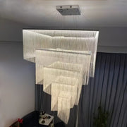 Aluminum Chain Tassel Chandelier-DWHOME