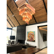 Aluminum Chain Tassel Chandelier-DWHOME