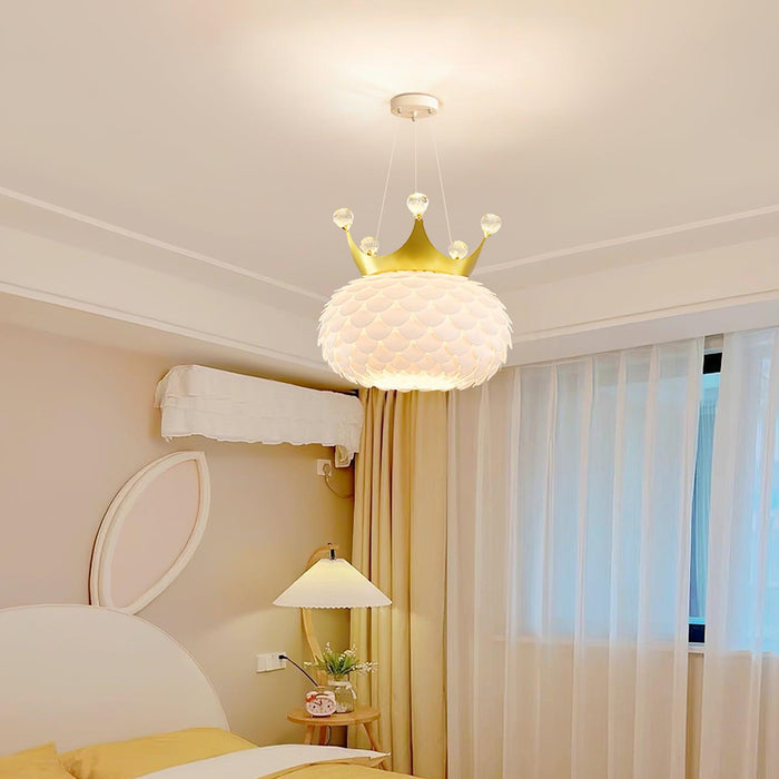 Aluvia Crown Pendant Lamp-DWHOME