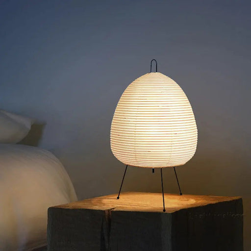 Alya Rice Paper Table Lamp.