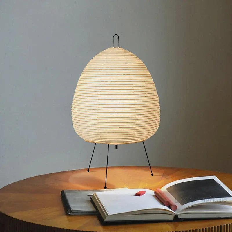 Alya Rice Paper Table Lamp-DWHOME