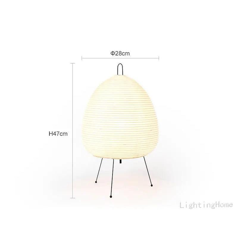 Alya Rice Paper Table Lamp-DWHOME