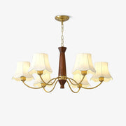 Alyssa Fabric Chandelier-DWHOME