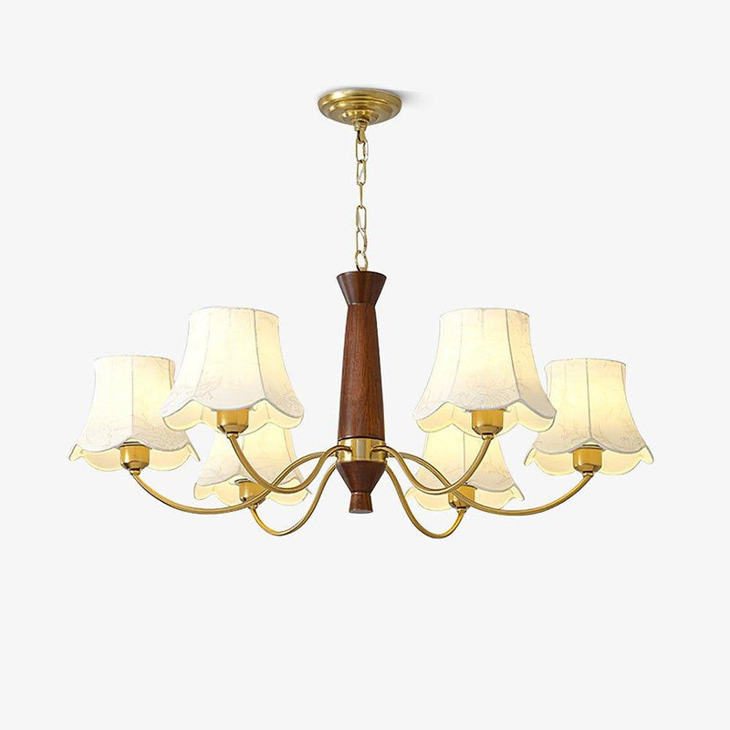 Alyssa Fabric Chandelier-DWHOME