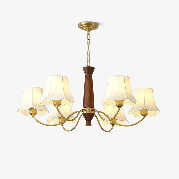 Alyssa Fabric Chandelier-DWHOME