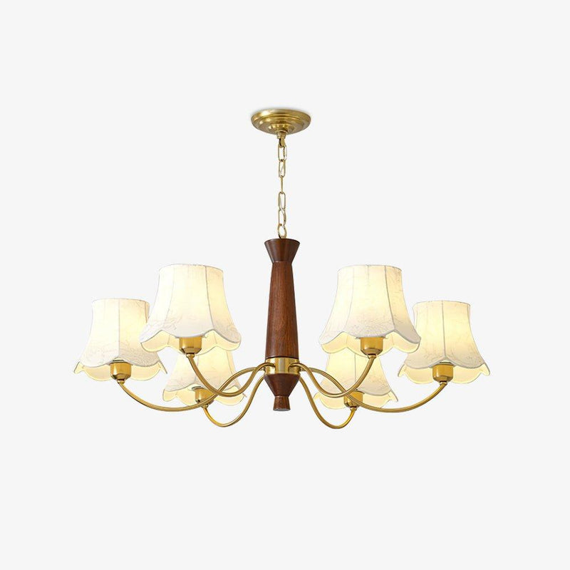 Alyssa Fabric Chandelier-DWHOME