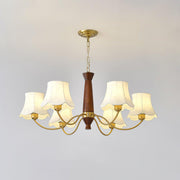 Alyssa Fabric Chandelier-DWHOME