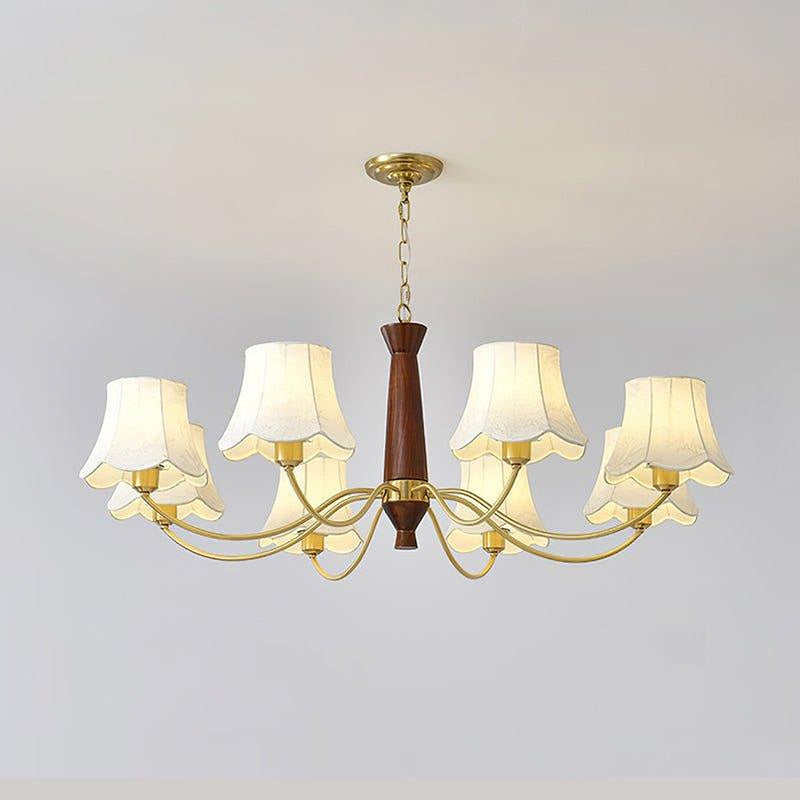 Alyssa Fabric Chandelier-DWHOME