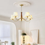 Alyssa Fabric Chandelier-DWHOME