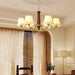 Alyssa Fabric Chandelier-DWHOME