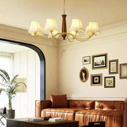 Alyssa Fabric Chandelier-DWHOME