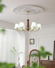 Alyssa Fabric Chandelier-DWHOME