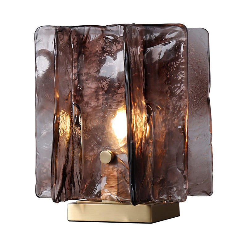 Amber Building Block Table Lamp-DWHOME