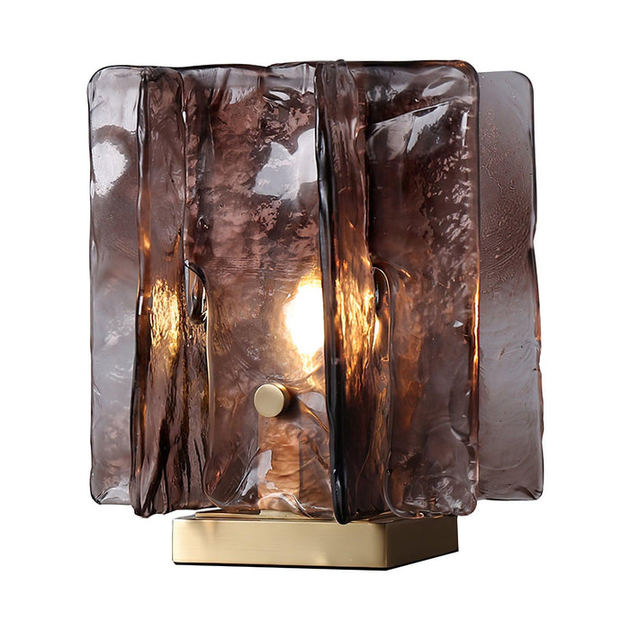 Amber Building Block Table Lamp-DWHOME