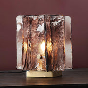 Amber Building Block Table Lamp-DWHOME