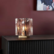 Amber Building Block Table Lamp-DWHOME