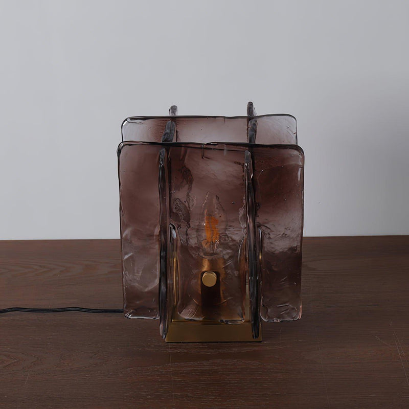 Amber Building Block Table Lamp-DWHOME