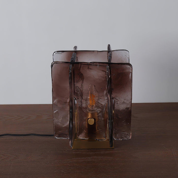 Amber Building Block Table Lamp-DWHOME